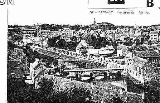 Ville de LANNION Carte postale ancienne